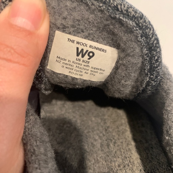 Allbirds Women’s Wool Runner Natural Gray With Light Gray Sole Size 9 - Picture 4 of 4